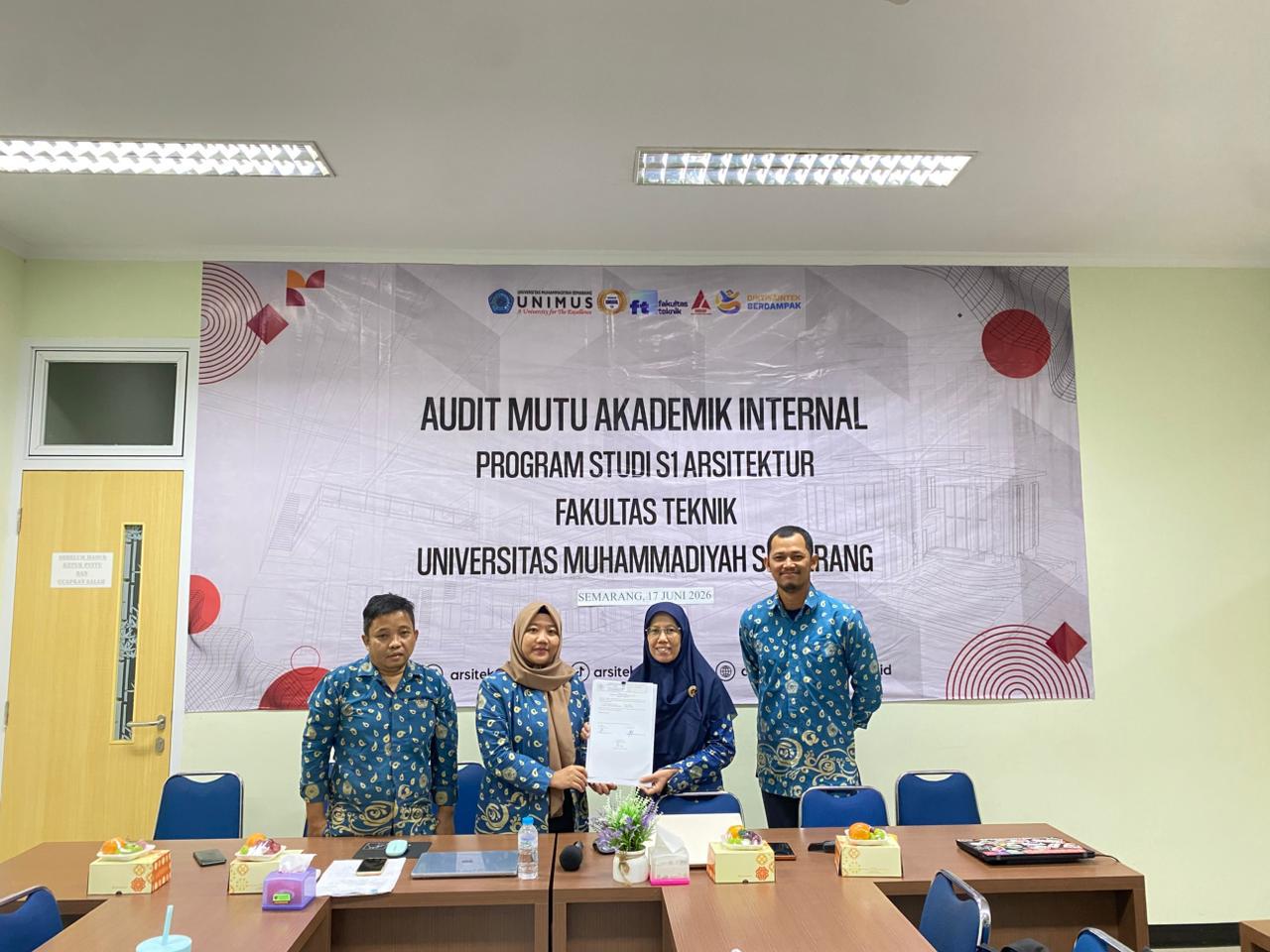 Read more about the article Audit Mutu Akademik Internal (AMAI) Program Studi S1 Arsitektur Tahun 2026