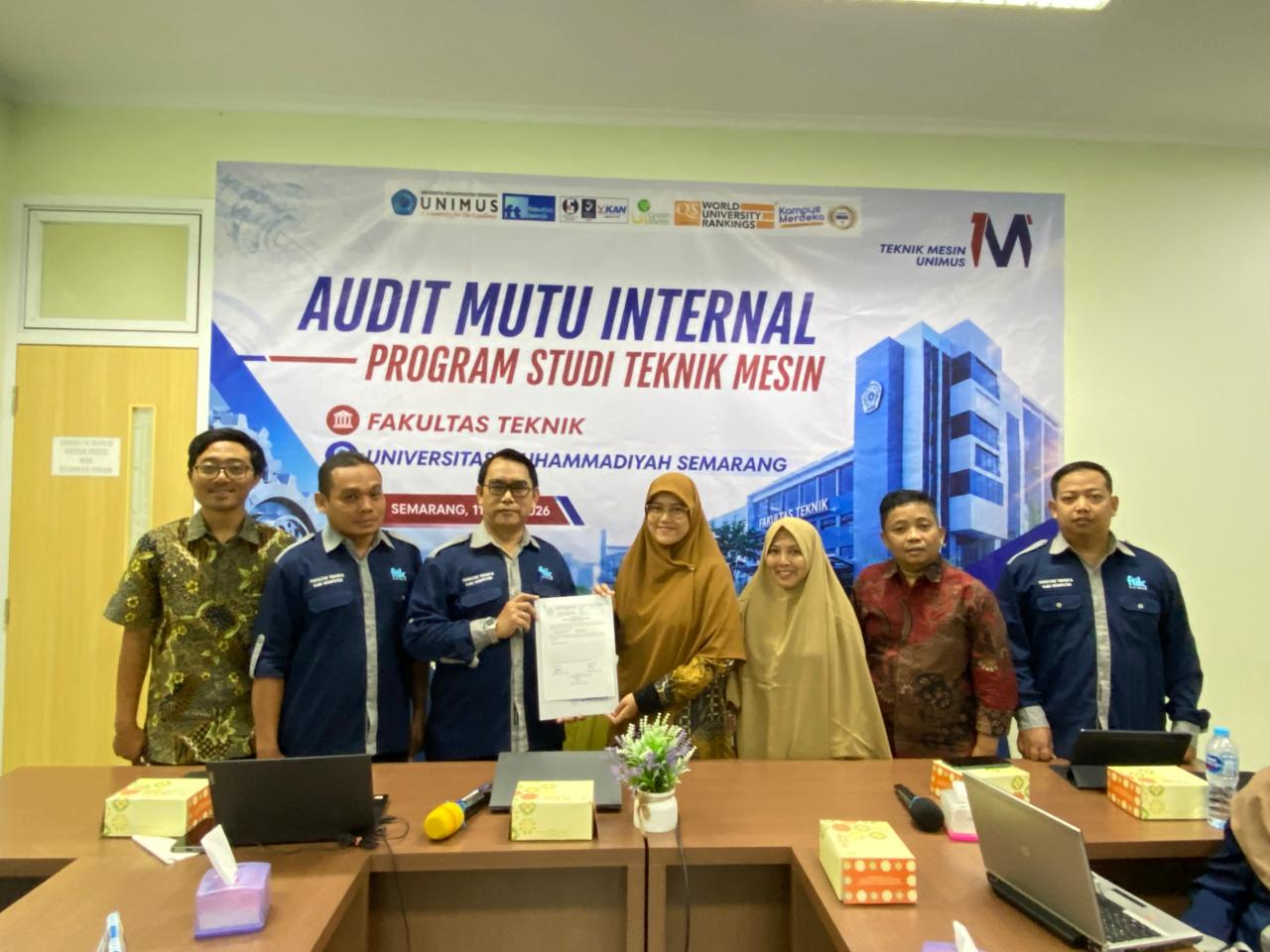 Read more about the article Audit Mutu Internal (AMI) Program Studi Teknik Mesin Fakultas Teknik Universitas Muhammadiyah Semarang